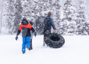 Montage Deer Valley Powder Park tubing