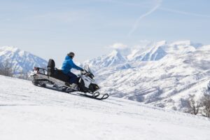 Snowmobile tours in Park City, Utah